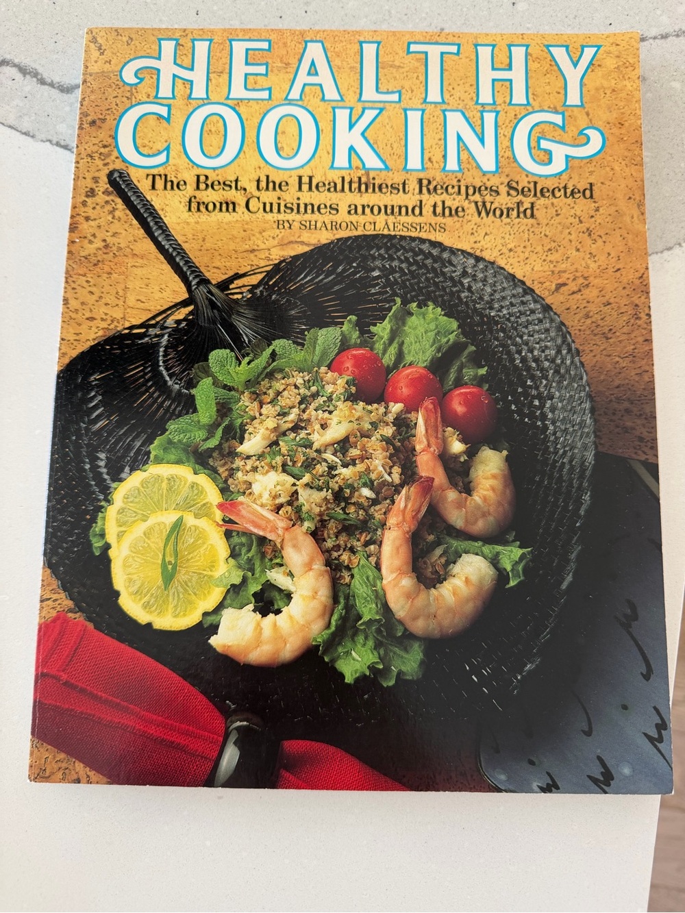 Healthy Cooking Cookbook by - Yellow Cover